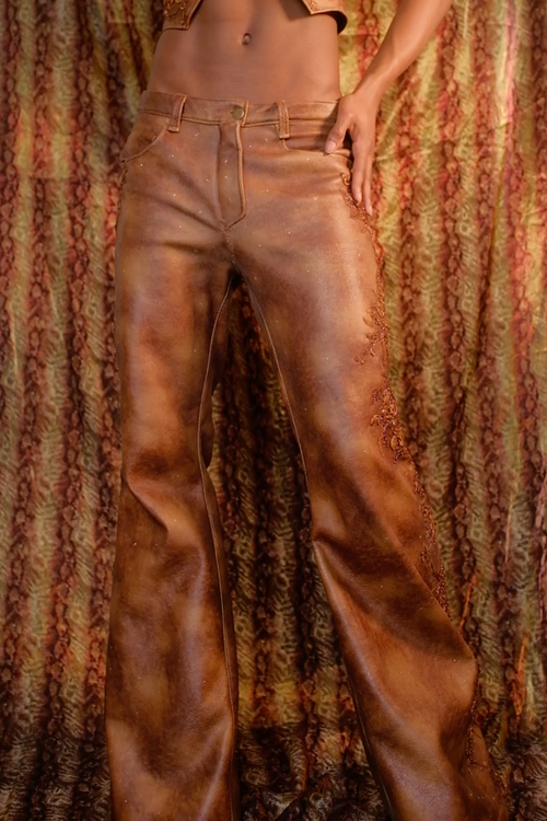 Foxy Jeans (Faux Leather)